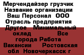 Мерчендайзер-грузчик › Название организации ­ Ваш Персонал, ООО › Отрасль предприятия ­ Другое › Минимальный оклад ­ 40 000 - Все города Работа » Вакансии   . Ростовская обл.,Новочеркасск г.